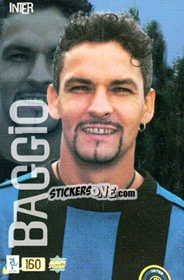 Sticker Baggio - Top Calcio 1999-2000 n. 160 - Mundicromo
