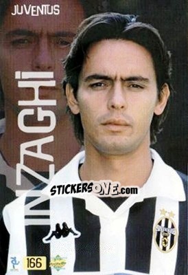 Sticker Inzaghi - Top Calcio 1999-2000 n. 166 - Mundicromo