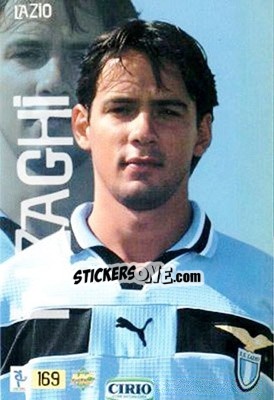 Sticker Inzaghi - Top Calcio 1999-2000 n. 169 - Mundicromo