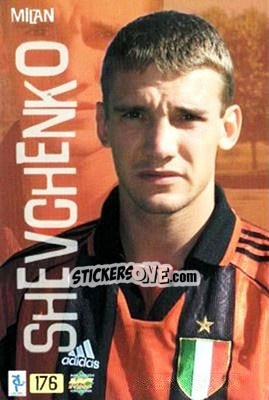 Sticker Shevchenko - Top Calcio 1999-2000 n. 176 - Mundicromo