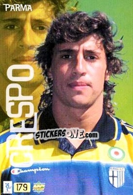 Sticker Crespo - Top Calcio 1999-2000 n. 179 - Mundicromo