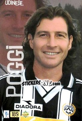 Sticker Poggi - Top Calcio 1999-2000 n. 189 - Mundicromo