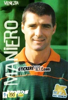 Sticker Maniero - Top Calcio 1999-2000 n. 190 - Mundicromo
