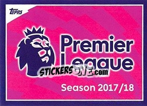 Sticker Premier League Logo - Premier League Inglese 2017-2018 n. 1 - Topps