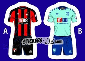 Sticker Kit - Premier League Inglese 2017-2018 n. 4 - Topps