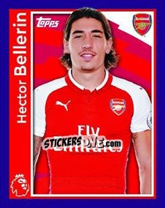 Figurina Hector Bellerin - Premier League Inglese 2017-2018 - Topps