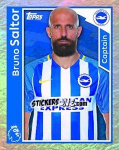 Sticker Bruno Saltor - Premier League Inglese 2017-2018 - Topps