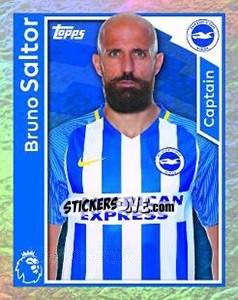 Cromo Bruno Saltor - Premier League Inglese 2017-2018 - Topps