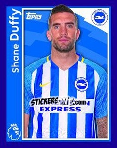 Sticker Shane Duffy - Premier League Inglese 2017-2018 - Topps