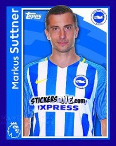 Sticker Markus Suttner - Premier League Inglese 2017-2018 - Topps