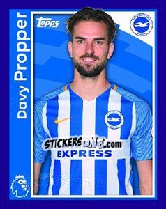 Cromo Davy Propper - Premier League Inglese 2017-2018 - Topps