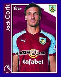 Sticker Jack Cork - Premier League Inglese 2017-2018 - Topps