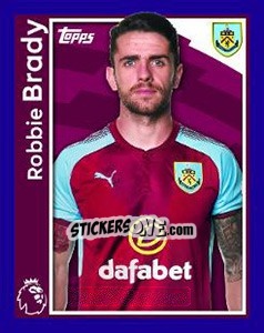 Sticker Robbie Brady - Premier League Inglese 2017-2018 - Topps