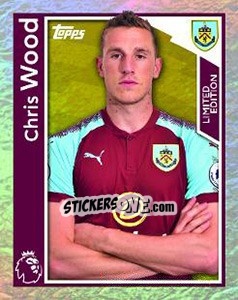 Sticker Chris Wood - Premier League Inglese 2017-2018 - Topps