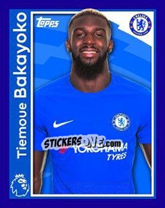 Sticker Tiemoue Bakayoko - Premier League Inglese 2017-2018 - Topps