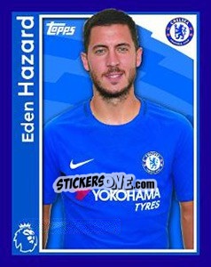 Sticker Eden Hazard - Premier League Inglese 2017-2018 - Topps