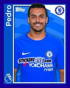 Sticker Pedro Rodríguez - Premier League Inglese 2017-2018 n. 76 - Topps