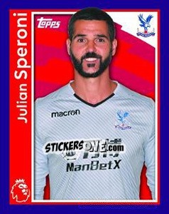 Sticker Julian Speroni - Premier League Inglese 2017-2018 - Topps