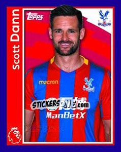 Cromo Scott Dann - Premier League Inglese 2017-2018 - Topps