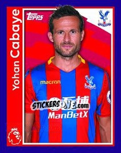 Figurina Yohan Cabaye - Premier League Inglese 2017-2018 - Topps