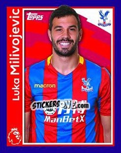 Sticker Luka Milivojevic - Premier League Inglese 2017-2018 - Topps