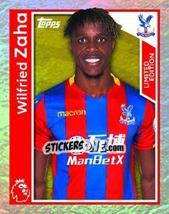 Figurina Wilfried Zaha - Premier League Inglese 2017-2018 - Topps