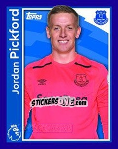 Sticker Jordan Pickford - Premier League Inglese 2017-2018 n. 95 - Topps