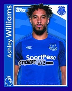 Sticker Ashley Williams - Premier League Inglese 2017-2018 - Topps