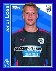 Sticker Jonas Lössl - Premier League Inglese 2017-2018 - Topps