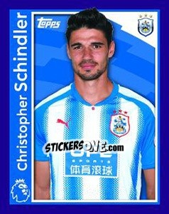 Cromo Christopher Schindler - Premier League Inglese 2017-2018 - Topps