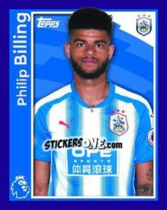 Sticker Philip Billing - Premier League Inglese 2017-2018 - Topps