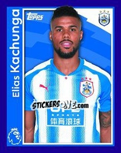 Figurina Elias Kachunga - Premier League Inglese 2017-2018 - Topps