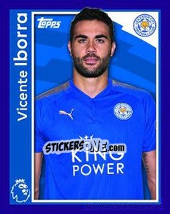 Cromo Vicente Iborra - Premier League Inglese 2017-2018 - Topps