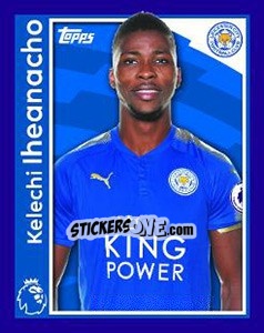 Sticker Kelechi Iheanacho - Premier League Inglese 2017-2018 n. 136 - Topps