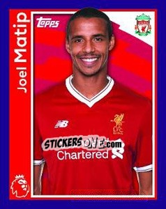 Sticker Joel Matip - Premier League Inglese 2017-2018 n. 141 - Topps