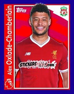 Sticker Alex Oxlade-Chamberlain - Premier League Inglese 2017-2018 n. 148 - Topps