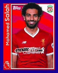 Sticker Mohamed Salah - Premier League Inglese 2017-2018 - Topps