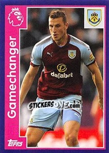 Figurina Chris Wood - Premier League Inglese 2017-2018 - Topps