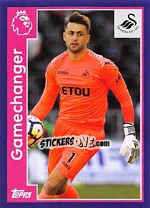 Sticker Lukasz Fabianski - Premier League Inglese 2017-2018 n. 165 - Topps