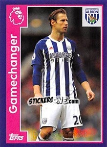 Sticker Grzegorz Krychowiak - Premier League Inglese 2017-2018 n. 167 - Topps