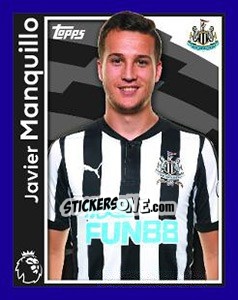 Sticker Javier Manquillo - Premier League Inglese 2017-2018 - Topps