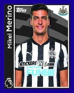 Sticker Mikel Merino - Premier League Inglese 2017-2018 - Topps