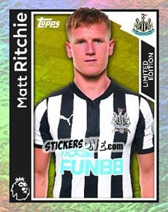 Sticker Matt Ritchie - Premier League Inglese 2017-2018 - Topps