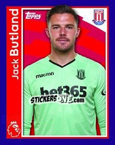 Cromo Jack Butland - Premier League Inglese 2017-2018 - Topps