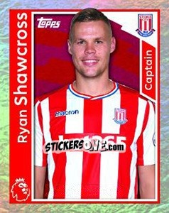 Sticker Ryan Shawcross - Premier League Inglese 2017-2018 - Topps