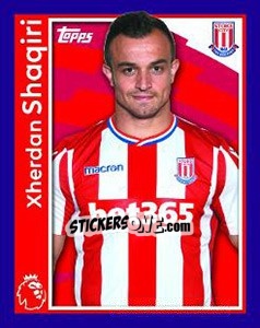 Sticker Xherdan Shaqiri - Premier League Inglese 2017-2018 n. 242 - Topps