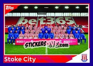 Figurina Team Photo - Premier League Inglese 2017-2018 - Topps