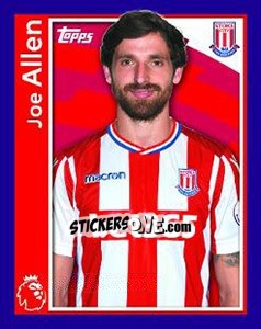 Sticker Joe Allen - Premier League Inglese 2017-2018 n. 244 - Topps
