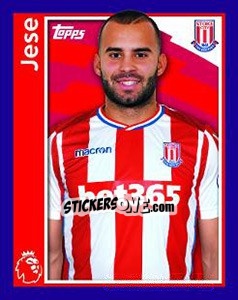 Sticker Jese - Premier League Inglese 2017-2018 - Topps