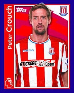 Cromo Peter Crouch - Premier League Inglese 2017-2018 - Topps